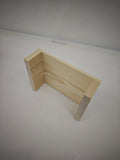 Minimalist Wooden Display Shelf, Bench-Style Showcase Rack, Desktop Miniature Figurine / Small Item Display Base, Handmade DIY Craft Materials