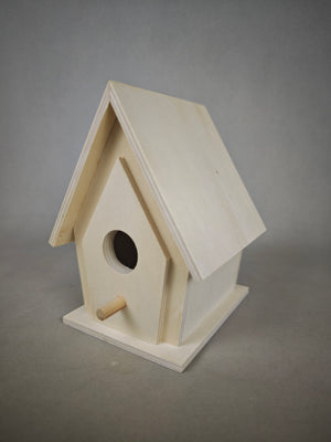 Outdoor Solid Wood Birdhouse Hanging Ornament, Rustic Barn Style Nest, Creative Pet Paw Print Birdhouse, Garden and Balcony Hanging Decoration, Wooden Birdhouse