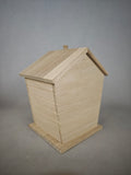 Outdoor Solid Wood Birdhouse Hanging Ornament, Rustic Barn Style Nest, Creative Pet Paw Print Birdhouse, Garden and Balcony Hanging Decoration, Wooden Birdhouse