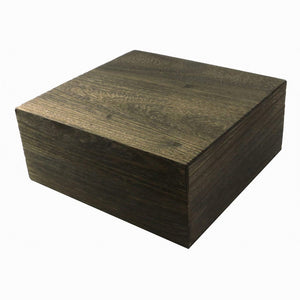 Rustic Wooden Keepsake Box Set with Vintage Bronze Latch & Drawer, Unfinished & Dark Stained Decorative Storage Boxes for Jewelry, Crafts, and Home Organizing