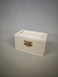 Creative wooden treasure box gift box - Natural wood color mini storage box - Wedding souvenir gift box - Valentine's Day gift packaging - Retro snap-lock wooden box