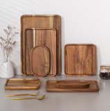 Acacia Serving Board Wood cutting board Kitchen Chopping Board for Pizza, Bread,Cheese,Charcuterie,Fruit,Vegetables & Holiday Gift