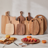 Acacia Serving Board Wood cutting board Kitchen Chopping Board for Pizza, Bread,Cheese,Charcuterie,Fruit,Vegetables & Holiday Gift