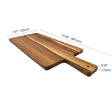 Acacia Serving Board Wood cutting board Kitchen Chopping Board for Pizza, Bread,Cheese,Charcuterie,Fruit,Vegetables & Holiday Gift