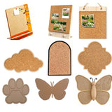 Unfinished Natural Blank Wooden Plaque DIY Craft Blank Sign Base for Painting & Vinyl Project Various shapes and materials