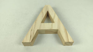 Nordic-style wooden letter decor, solid wood 3D English letters, desktop decoration and storage, home soft furnishings, photography props, customizable letters