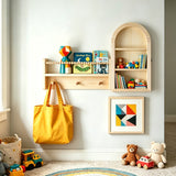 Small Tiered Wooden Mini Display Shelf Desktop Tier Storage Rack Home Decor Miniature Organizer