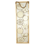 Interchangeable Wooden Seasonal Sign DIY Blank Frame for all seasonal Front Door Decor Craft Supply