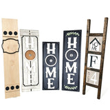 Interchangeable Wooden Seasonal Sign DIY Blank Frame for all seasonal Front Door Decor Craft Supply