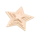 Assorted Unfinished Natural Wood Cutout Shapes Bulk DIY Craft Blank Wooden Shape Set Chunky shapes