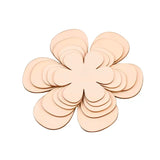 Assorted Unfinished Natural Wood Cutout Shapes Bulk DIY Craft Blank Wooden Shape Set Chunky shapes