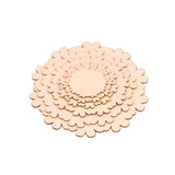 Assorted Unfinished Natural Wood Cutout Shapes Bulk DIY Craft Blank Wooden Shape Set Chunky shapes