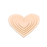 Assorted Unfinished Natural Wood Cutout Shapes Bulk DIY Craft Blank Wooden Shape Set Chunky shapes