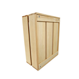 Wooden Storage Crate & Bin  Stackable Wood Organizer Box for Home Bedroom Kitchen Décor Flat packing crate