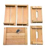 Wooden Storage Crate & Bin  Stackable Wood Organizer Box for Home Bedroom Kitchen Décor Flat packing crate